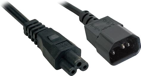 LINDY USA IEC C14 To C5 Ext Cable IEC C14 To C5 Cloverleaf 2m Amazon