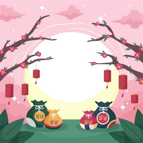 Happy Seollal Background 14631843 Vector Art at Vecteezy