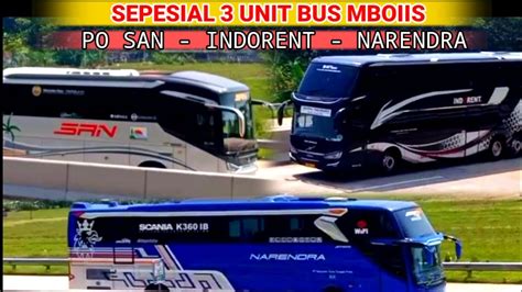 Sepesial Unit Bus Mbooiis Po San Indorent Dan Po Narendra Suoss Di