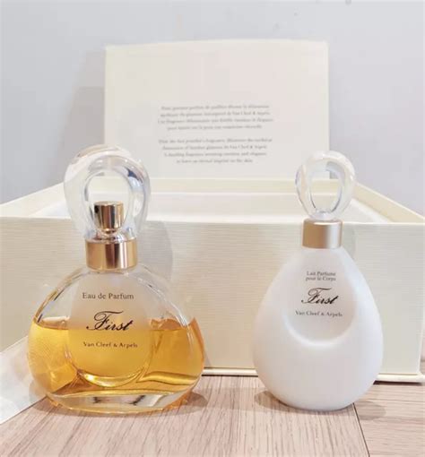 COFFRET EAU DE Parfum Lait Corps Van Cleef Arpels First Ancien EUR