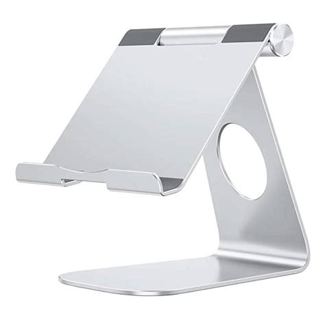 Omoton Suporte Para Tablet Ajust Vel Prata