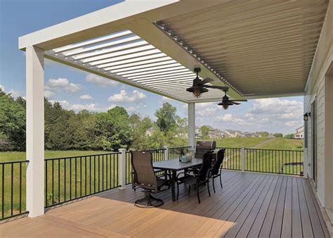 The Equinox Adjustable Louvered Roof Is As Pretty As A Pergola But