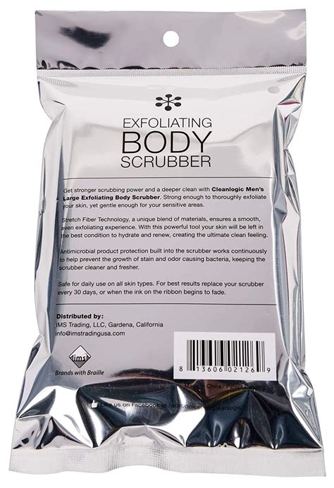 Cleanlogic Men S Exfoliating Body Scrubber