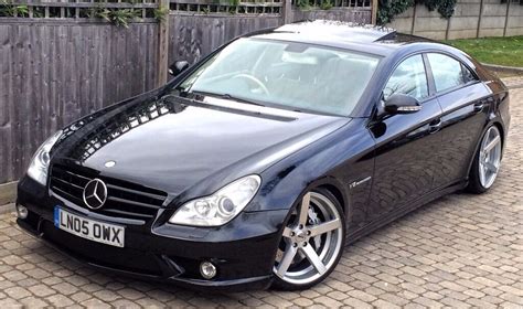 Mercedes cls 55 amg 2005 obsidian black metallic supercharged 500bhp ...