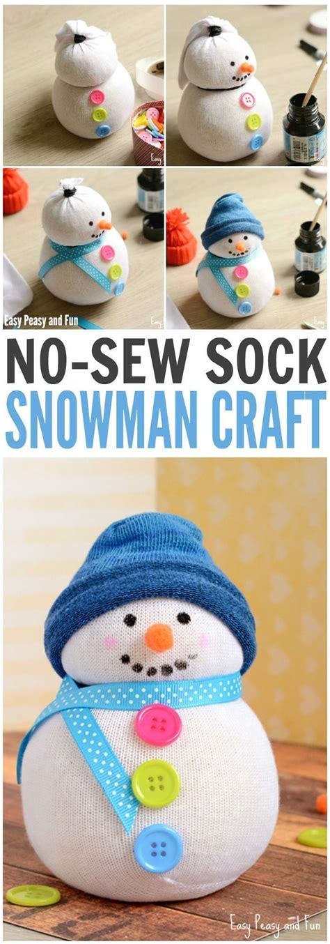 Diy N Hen Socken Schneemann F R Kinder Und Erwachsene So Eine Lustige