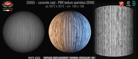 Concrete Cast Pbr Texture Seamless