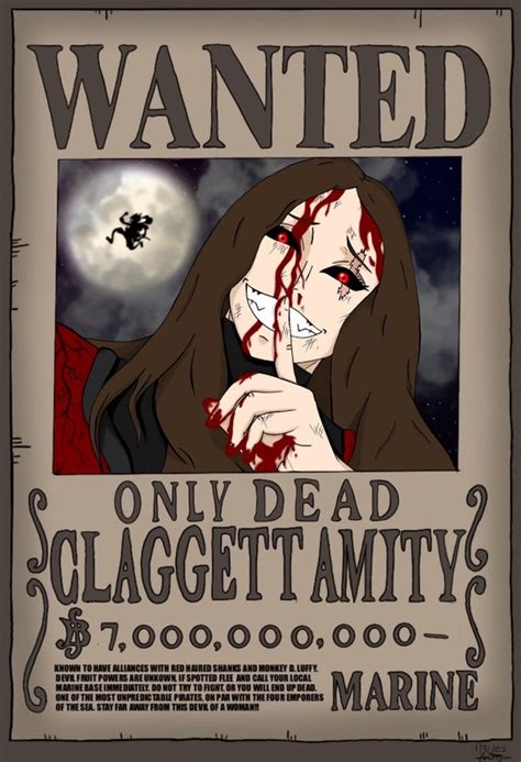 Shanks One Piece Wanted Poster