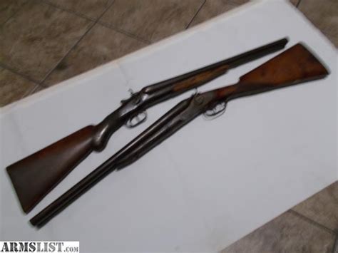 Armslist For Sale 2 Late 1800s 12ga Coach Guns