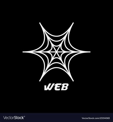 Web spider logo design inspiration Royalty Free Vector Image