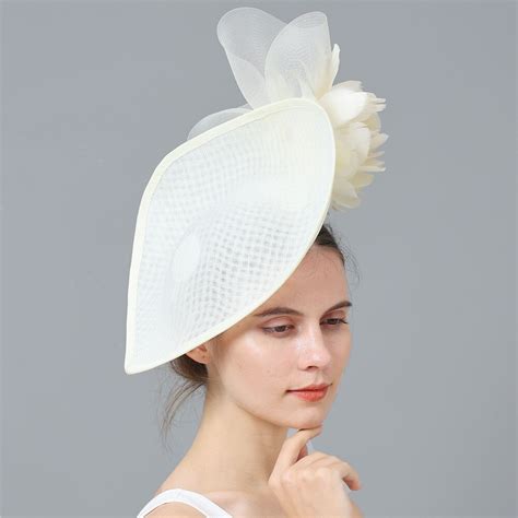 Mulheres Retro Feather Net Feather Fascinators Wedding Fascinator Hat