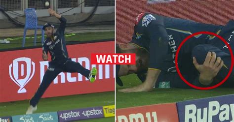 WATCH Kane Williamson Injures His Knee While Saving A Six During IPL