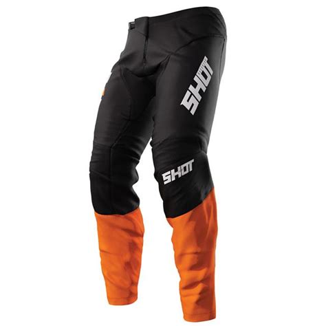 Pantalon Cross DEVO REFLEX SHOT Noir Orange MAXXESS FR Pantalon Cross