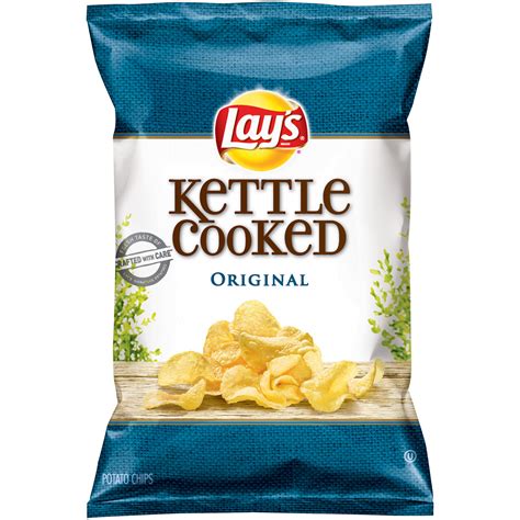 Lay's, Kettle Cooked, Original, 1.375 oz. Bag (1 Count) - RocketDSD