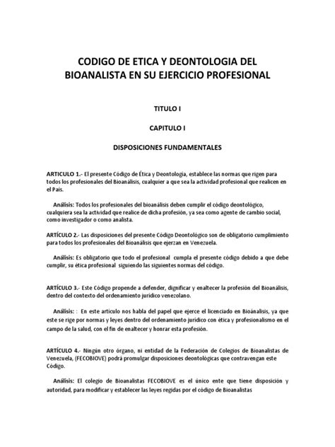 Código Deontológico Pdf Derecho Laboral Publicidad