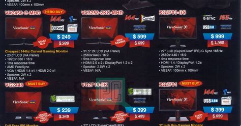 SG PC Fair Online Brochures Flyers And Price List ViewSonic IT