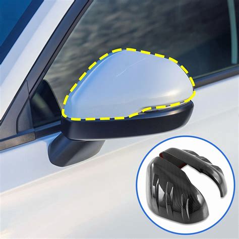 Pcs Carbon Fiber Side Rearview Mirror Cover Trim For Honda Hr V Hrv