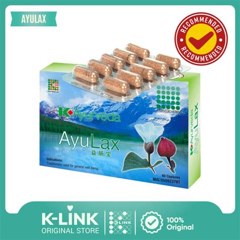 K Ayulax K Link Ayurveda Ayu Lax Klink Detox Usus Ubat Cuci Perut