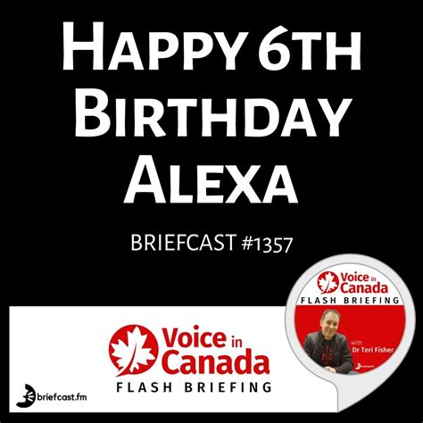 Happy Birthday Alexa - Voice in Canada