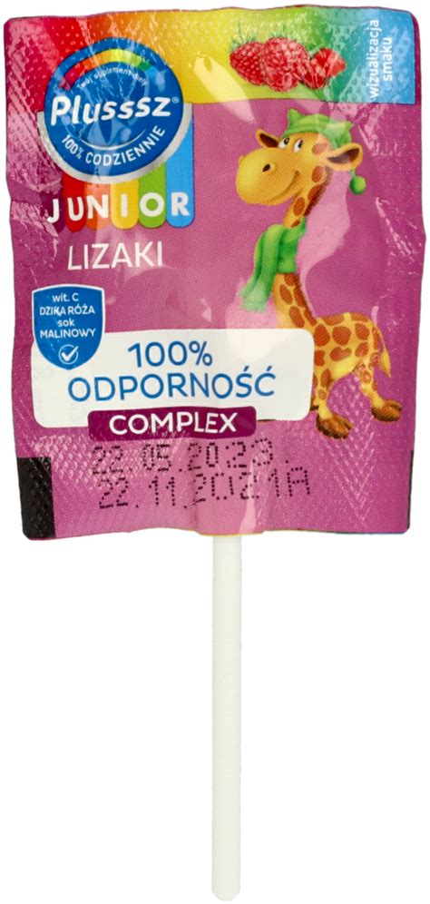 Plusssz Lizak O Smaku Truskawkowym Odporno Complex G