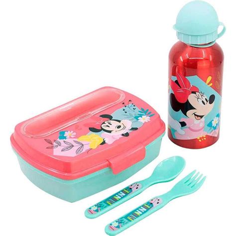 Comprar Conjunto Garrafa Sanduicheira Da Minnie Talheres