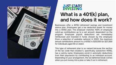 What Is A 401k And How Does It Work Just Start Investing