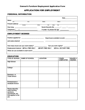 Fillable Online Sec Job Application Form Rtf Fax Email Print Pdffiller