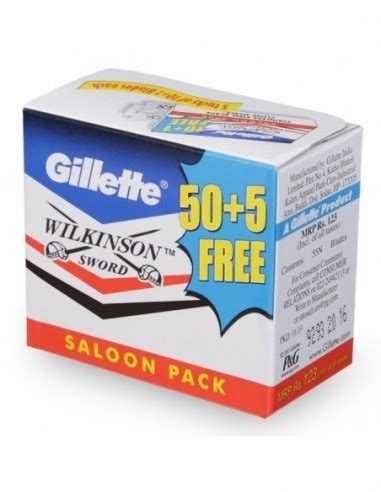 Gillette Wilkinson Sword Double Edge Blades Pack Of 2