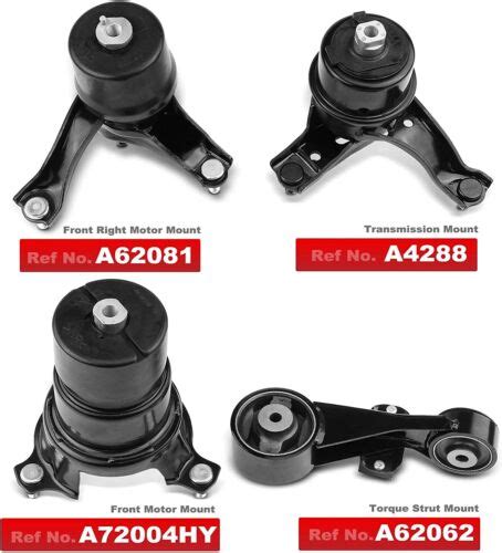 For 2012 2017 Toyota Camry 2 5l Auto Trans Engine Motor And Transmission Mount Kit Ebay