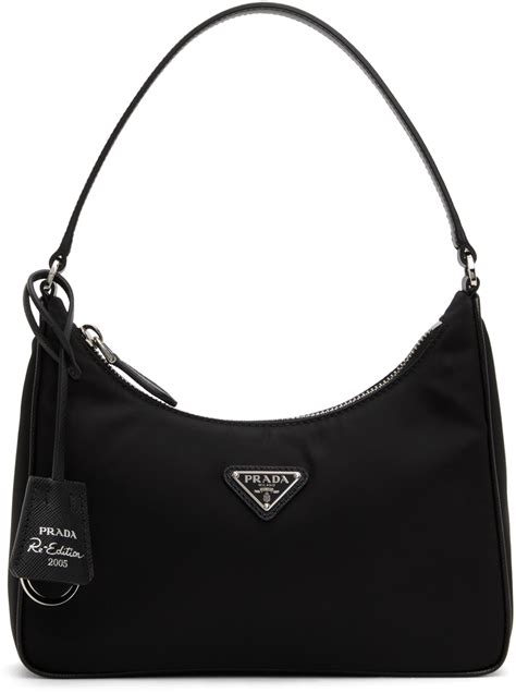 Prada Black Re Nylon Re Edition 2005 Bag Ssense Canada