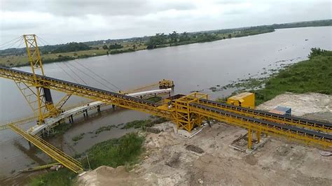 Barge Loading Conveyor Cap 2000 Tph YouTube