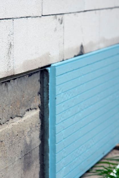 Изоляционные экструдированные полистирольные панели | Премиум Фото