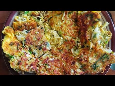 Dadar Telur Mie Sayur Olahan Mie Instan Telur Campur Mie