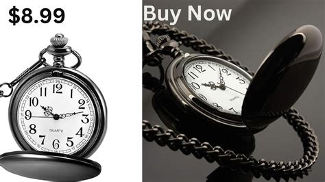 LYMFHCH Classic Smooth Vintage Quartz Pocket Watch Arabic Numerals