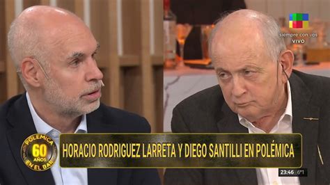 HORACIO RODRÍGUEZ LARRETA y DIEGO SANTILLI OPINAN de los PLANES