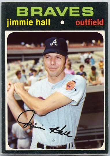 When Topps Had Baseballs Missing In Action 1971 Jimmie Hall