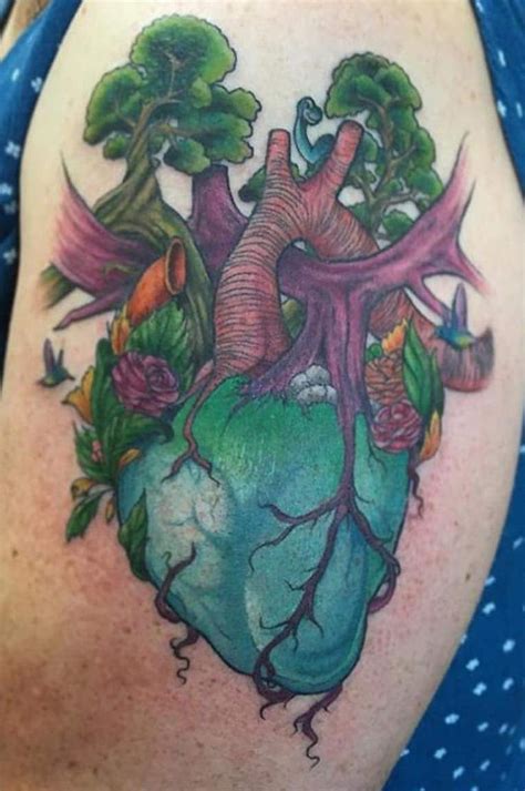 My heart on my sleeve by Hannah at Sacred Skin in Brisbane Australia. Based on artwork by ...