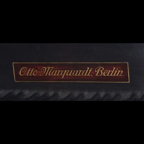 Lot Otto Marquardt Ebonized Baby Grand Piano