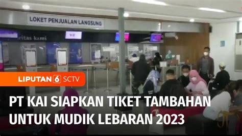 PT KAI Siapkan Ratusan Ribu Tiket Kereta Tambahan Untuk Mudik Lebaran