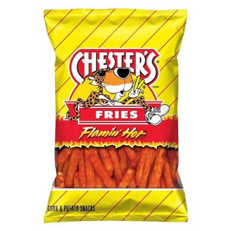 Chester S Flamin Hot Fries Oz The Home Depot