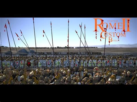 Total War Rome II Custom Battle Very Hard Troy VS Arverni O24