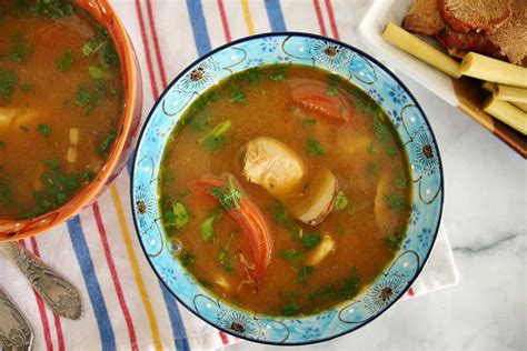 Tom Yum Gai Thai Hot And Sour Chicken Soup Recipe Cart