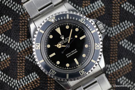 Past Ten Rolex Oyster Perpetual Submariner Ref Gilt Line