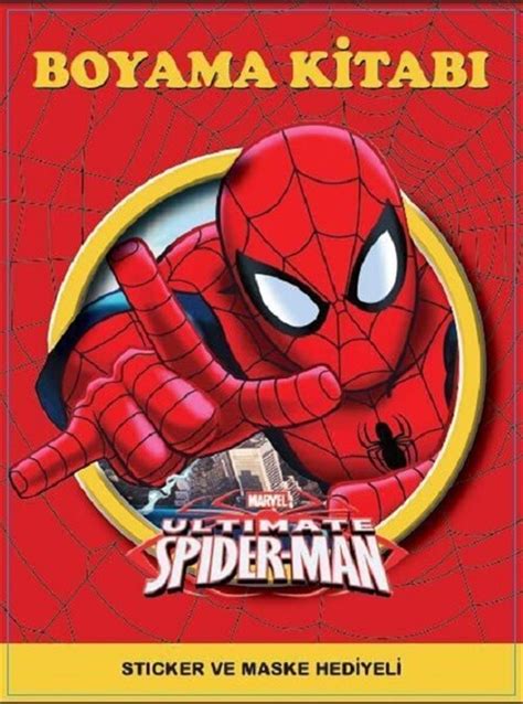 Spiderman Boyama Kitabı Sticker Ve Maskeli Hk Ticaret