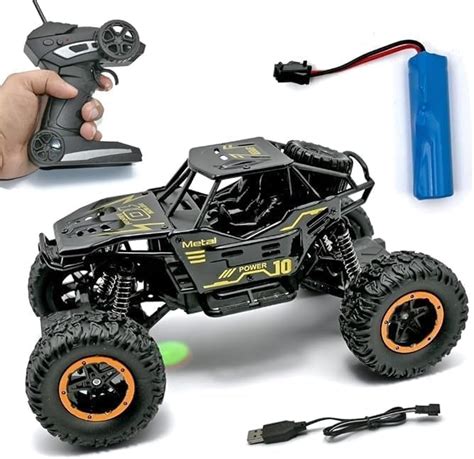 Smartcraft Rock Crawler Remote Control Wheel Drive Rechargeable Plastic