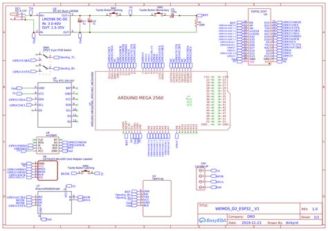 WEMOS_D2_ESP32_V1 - Platform for creating and sharing projects - OSHWLab
