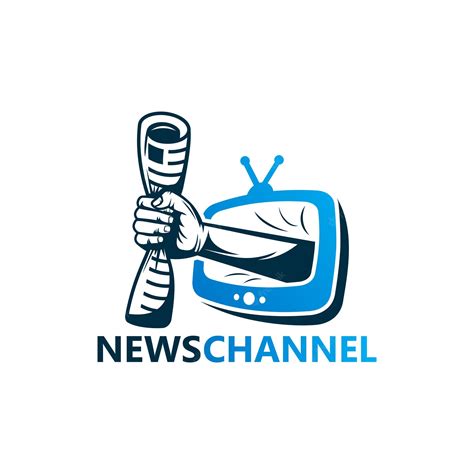 Premium Vector News Channel Logo Template Design Vector Emblem