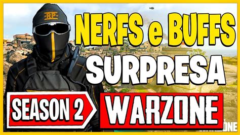 SURPRESA NOVOS NERFS E BUFFS NAS ARMAS SEASON 2 WARZONE 3 YouTube