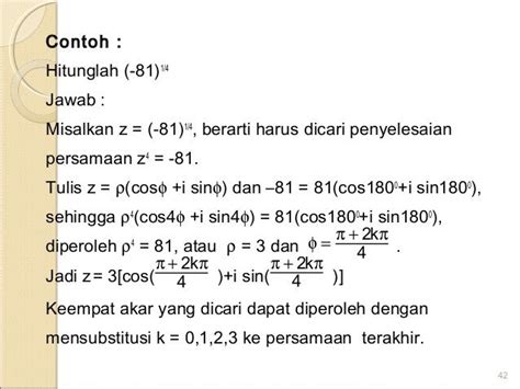 Contoh Soal Bilangan Kompleks Pelajaranku