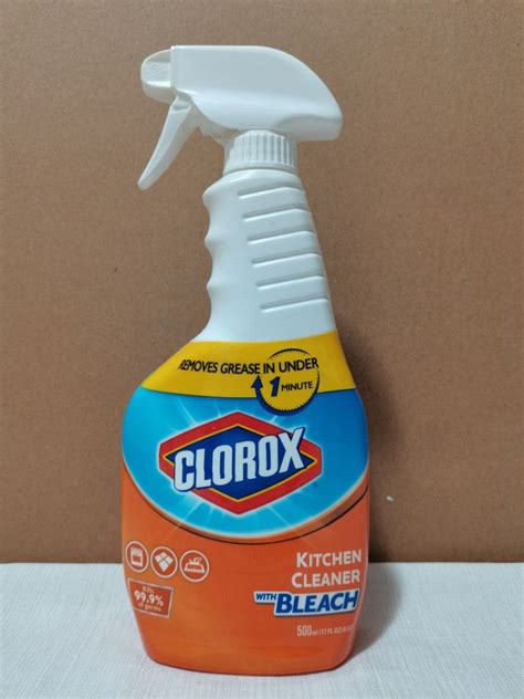 Clorox Kitchen Cleaner with bleach 500ml, Furniture & Home Living, Kitchenware & Tableware ...