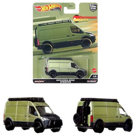 Jual Hot Wheels Premium Deutschland Design Mercedes Benz Sprinter Van Shopee Indonesia